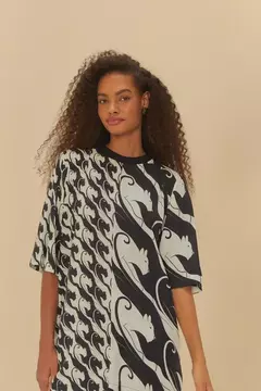 Vestido T-Shirt Estampado Panteras - FARM RIO - comprar online