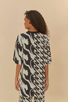 Vestido T-Shirt Estampado Panteras - FARM RIO - ELMÊ