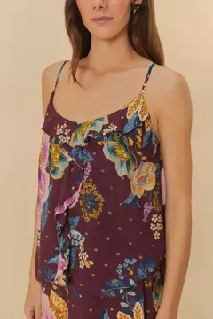 Blusa Estampada Jardim Delicado - FARM RIO - ELMÊ
