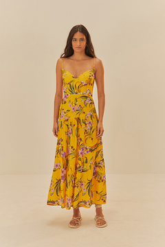 VESTIDO CROPPED PASSARO EM FLOR - farm rio - comprar online