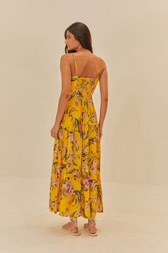 VESTIDO CROPPED PASSARO EM FLOR - farm rio - ELMÊ