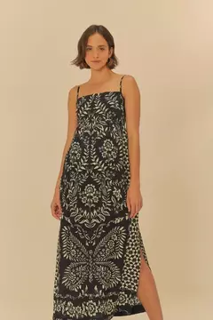 Vestido Cropped Estampado Jardim De Porcelana - FARM RIO - comprar online