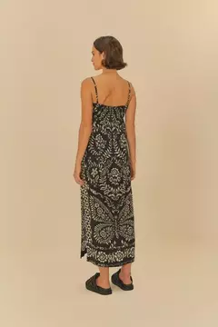 Vestido Cropped Estampado Jardim De Porcelana - FARM RIO - loja online