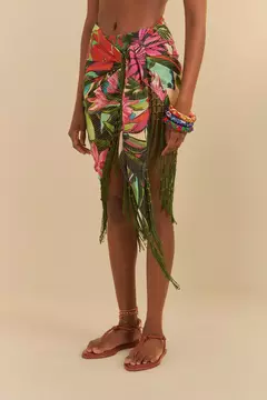 Saída De Praia Estampado Jardim De Sonho - FARM PRAIA - comprar online