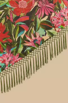 Saída De Praia Estampado Jardim De Sonho - FARM PRAIA - loja online