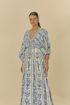 Vestido Longo Antônia - FARM RIO na internet