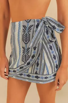 Saia Envelope Jacquard Artesanal - farm praia - comprar online