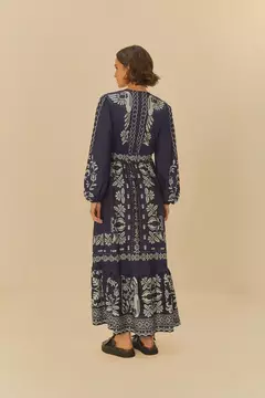 Vestido Cropped Estampado Relicário Tropical - FARM RIO - loja online