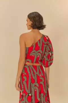 Blusa Ombro Só Logotuca - FARM RIO - loja online