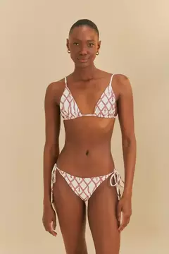 Biquíni Lacinho Estampado Relicário - FARM PRAIA - comprar online