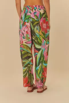 Calça Estampada Jardim De Sonho - farm praia na internet