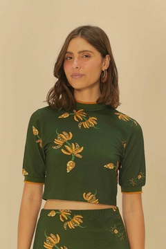 BLUSA RETILINEA BRILHO DE BANANA - FARM RIO - comprar online