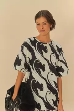 T-Shirt Básica Estampada Panteras - FARM RIO - comprar online