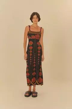 Vestido Midi Estampado Madalena - FARM RIO - comprar online