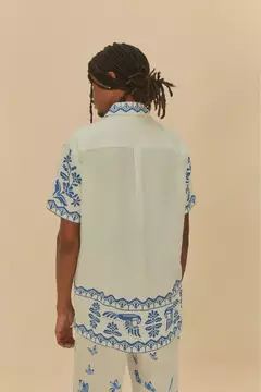 Camisa Uni Estampada Relicário Tropical - FARM RIO - ELMÊ