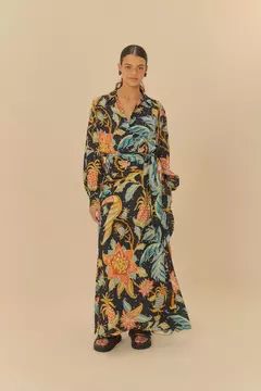 Vestido Cropped Estampado Amalfi - FARM RIO - loja online