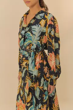 Vestido Cropped Estampado Amalfi - FARM RIO na internet