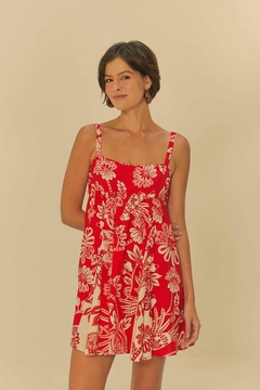 VESTIDO CURTO ARARA FLORAL- FARM RIO - comprar online