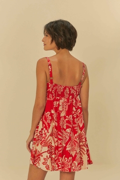 VESTIDO CURTO ARARA FLORAL- FARM RIO na internet