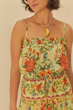Blusa Estampada Delicadeza Em Flor - FARM RIO na internet