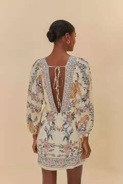 Vestido Curto Lenço Delicadeza Boho - FARM RIO na internet
