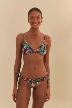 Biquíni Lacinho Estampado Voo Dos Passáros - FARM PRAIA - comprar online