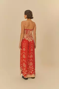 Vestido Cropped Estampado Caetana - farm rio - loja online