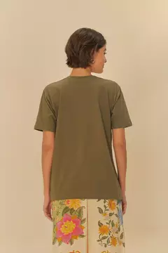 T-Shirt Fit Estampada Farm Rio Passáros - FARM RIO - loja online