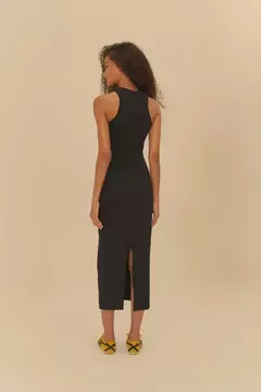 Vestido Cropped Rib Estampado Farm Rio Passáros - FARM RIO - ELMÊ