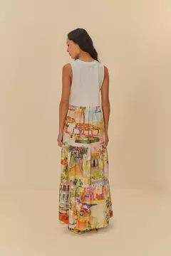 Vestido Cropped Estampado Farm Rio Passáros - FARM RIO na internet