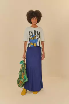 T-Shirt Média Estampada Farm Rio Arara Bananeira - farm rio na internet