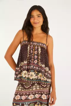 Regata Estampada Flori - FARM RIO - comprar online