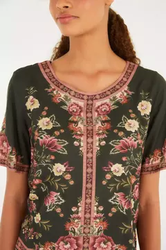 T-Shirt Estampada Lina - FARM na internet