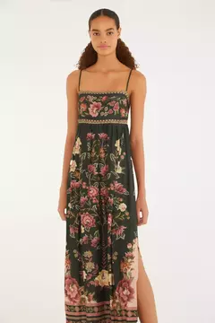 Vestido Cropped Estampado Lina - FARM na internet
