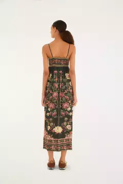 Vestido Cropped Estampado Lina - FARM - loja online