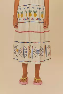 Chinelo Canoa Colorê verde lima - farm apé - loja online