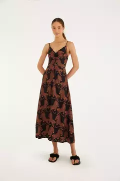 Vestido LONGO TIGRES - FARM RIO - comprar online