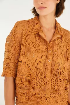 Camisa Guipure Natureza Selvagem - FARM na internet