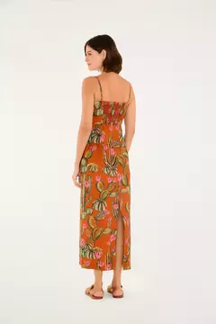 Vestido Reto Estampado Cactus - Farm - ELMÊ