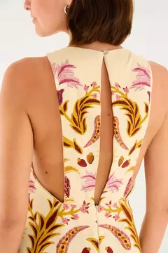 Vestido Curto Estampado Tapeçaria Tropical - FARM RIO na internet