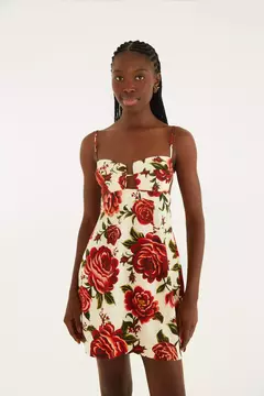 Vestido Estampado Rosália Corrido - FARM - comprar online