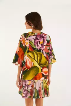 Vestido Curto Folhagem de Inverno - FARM RIO na internet
