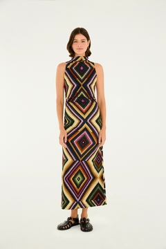 Vestido midi pretti - FARM RIO - ELMÊ