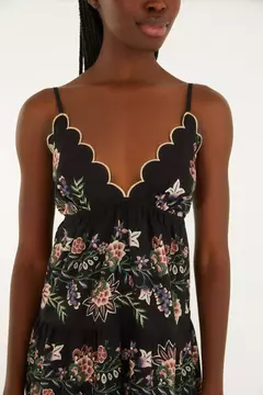 Vestido Longo Estampado Jardim Maravilhoso - FARM na internet