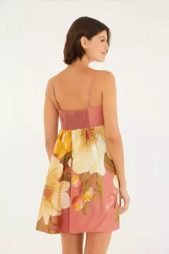 Vestido curto romance de flor - farm rio na internet