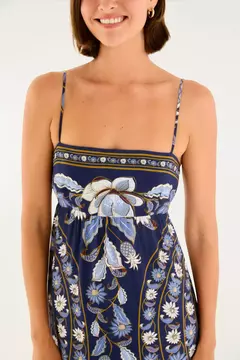Vestido Cropped Estampado Marcelle - FARM RIO - ELMÊ
