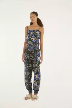 Regata Estampada Jardim Chintz Lenço - farm rio - loja online