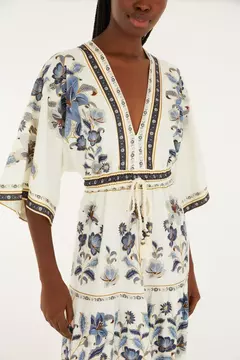 Vestido Midi Estampado Marcelle - FARM na internet