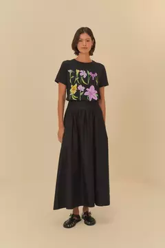 T-Shirt Fit Estampada Farm Rio Flores - FARM RIO na internet