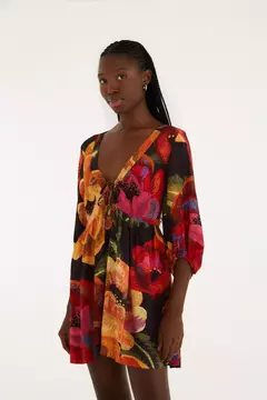 Vestido Estampado Chita Bacana - FARM RIO - comprar online